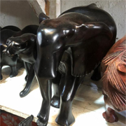 Decoration Ebony Wood Carving Jewelry Wood Arts - Elephant