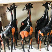 Decoration Ebony Giraffe Wood Carving Jewelry Wood Arts - Giraffe